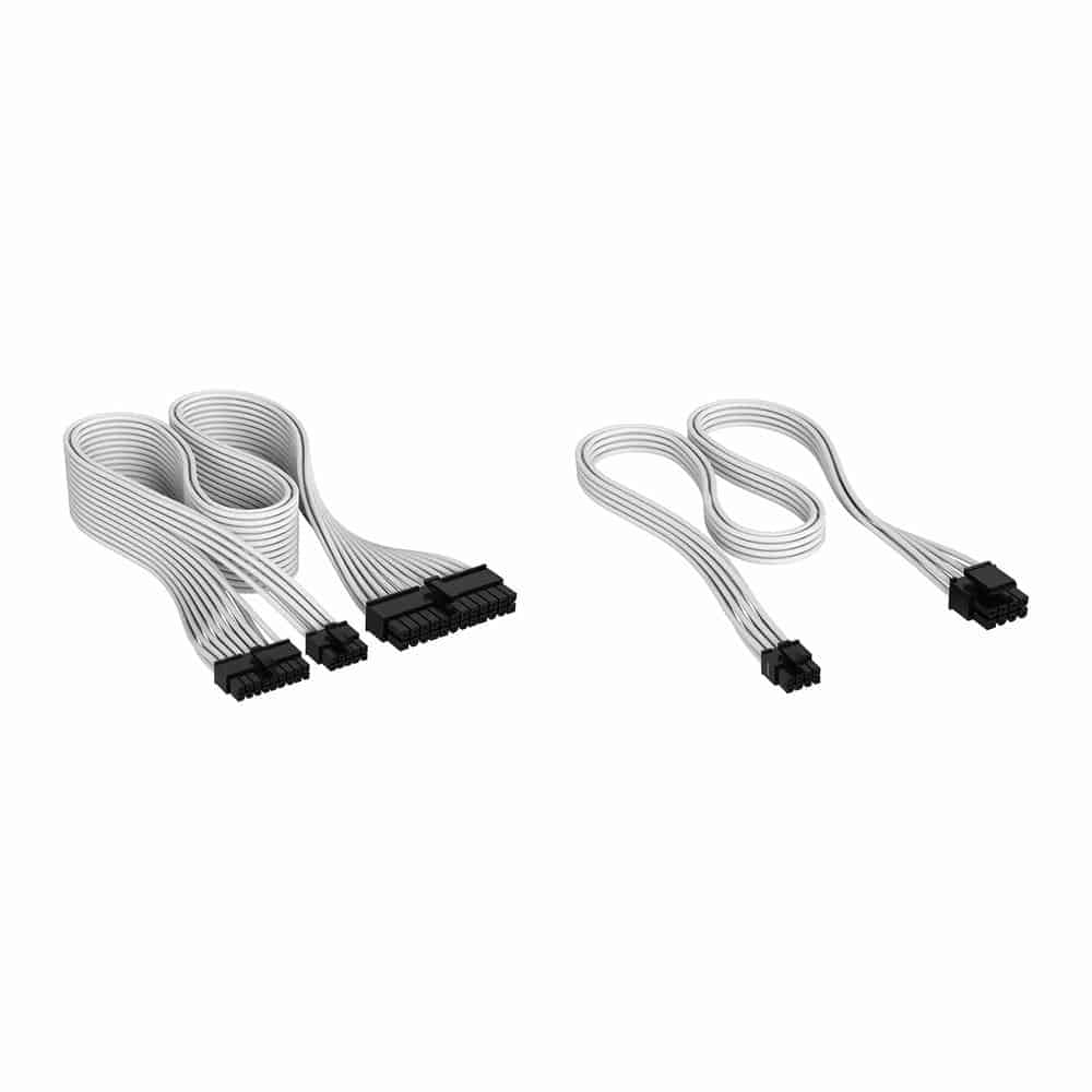 (image for) Corsair Premium White Individually Sleeved Pro Kit Type-5 PSU Cables